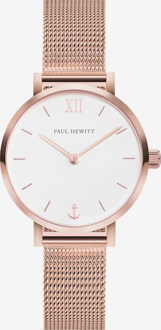 Paul Hewitt Αναλογικό ρολόι 'PH-SA-R-XS-W-45S' σε χρυσό: μπροστά