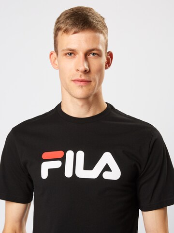 FILA Rovný strih Tričko 'Pure' - Čierna