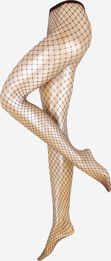 FALKE Collants 'Classic Net' en lie de vin, Vue avec produit