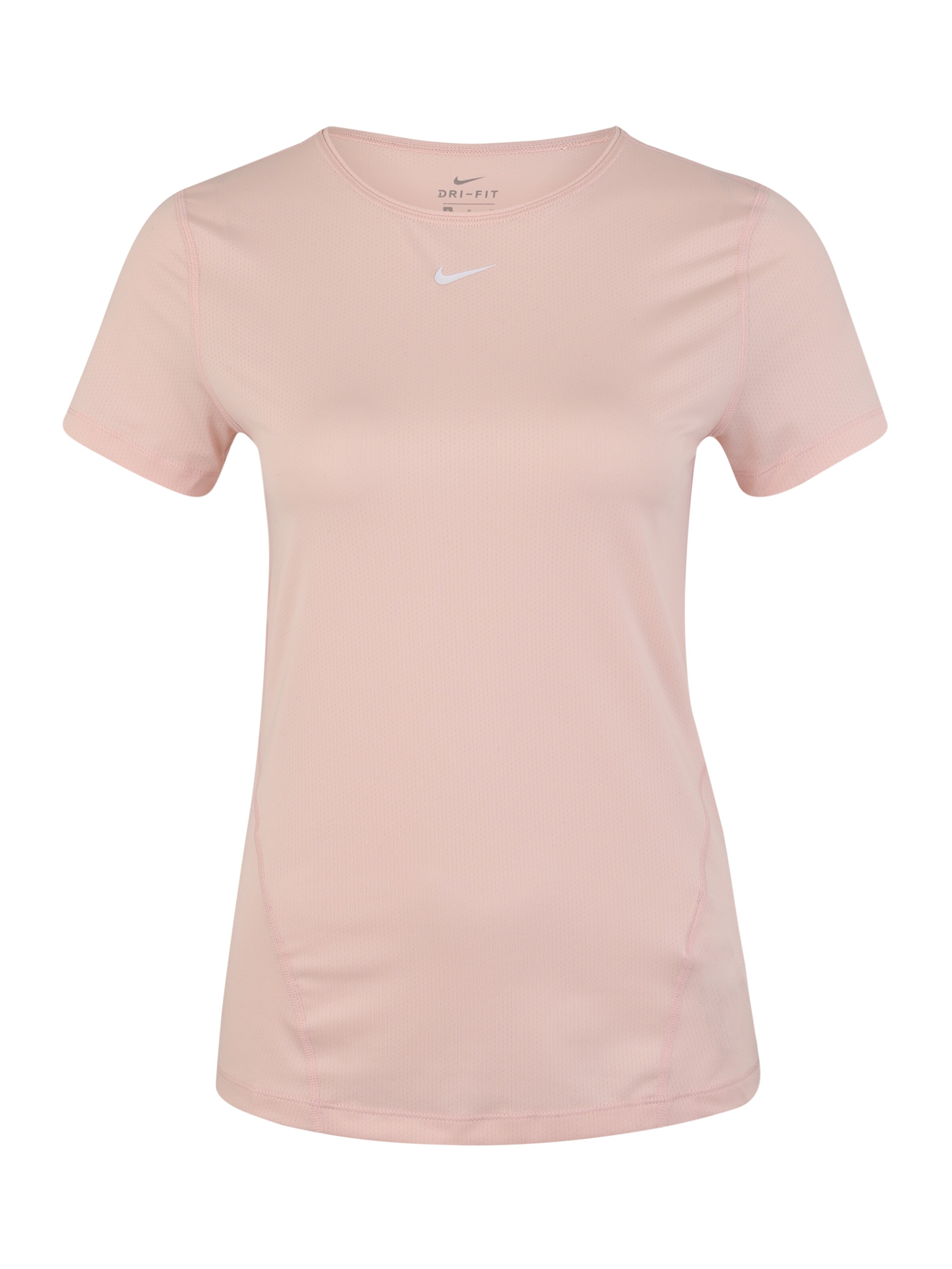 NIKE - Shirt 'W NP TOP SS ALL OVER MESH' in rosa