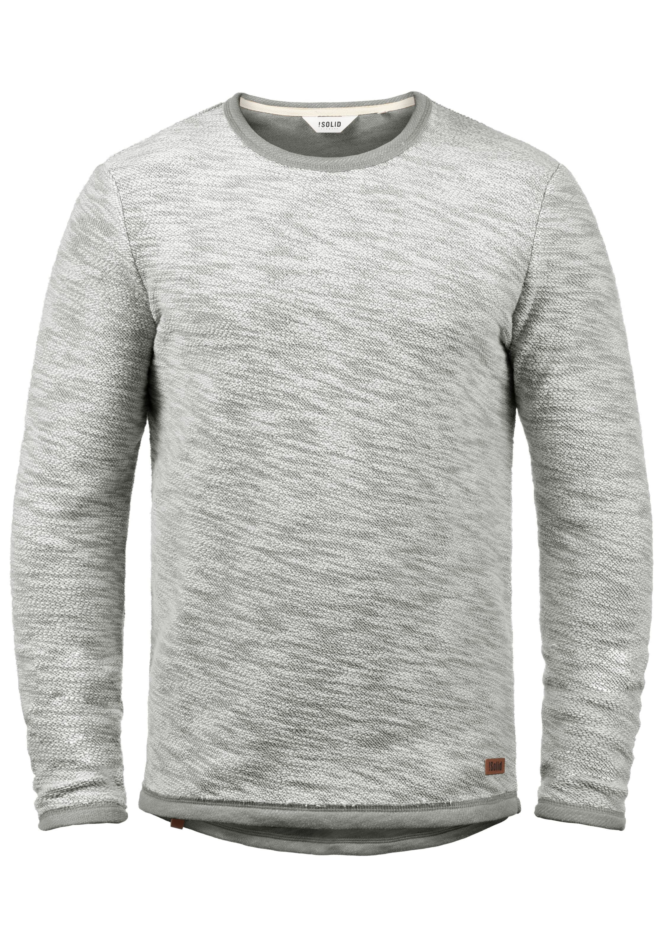 !Solid - Sweatshirt 'SDFlocks' em cinzento: frente