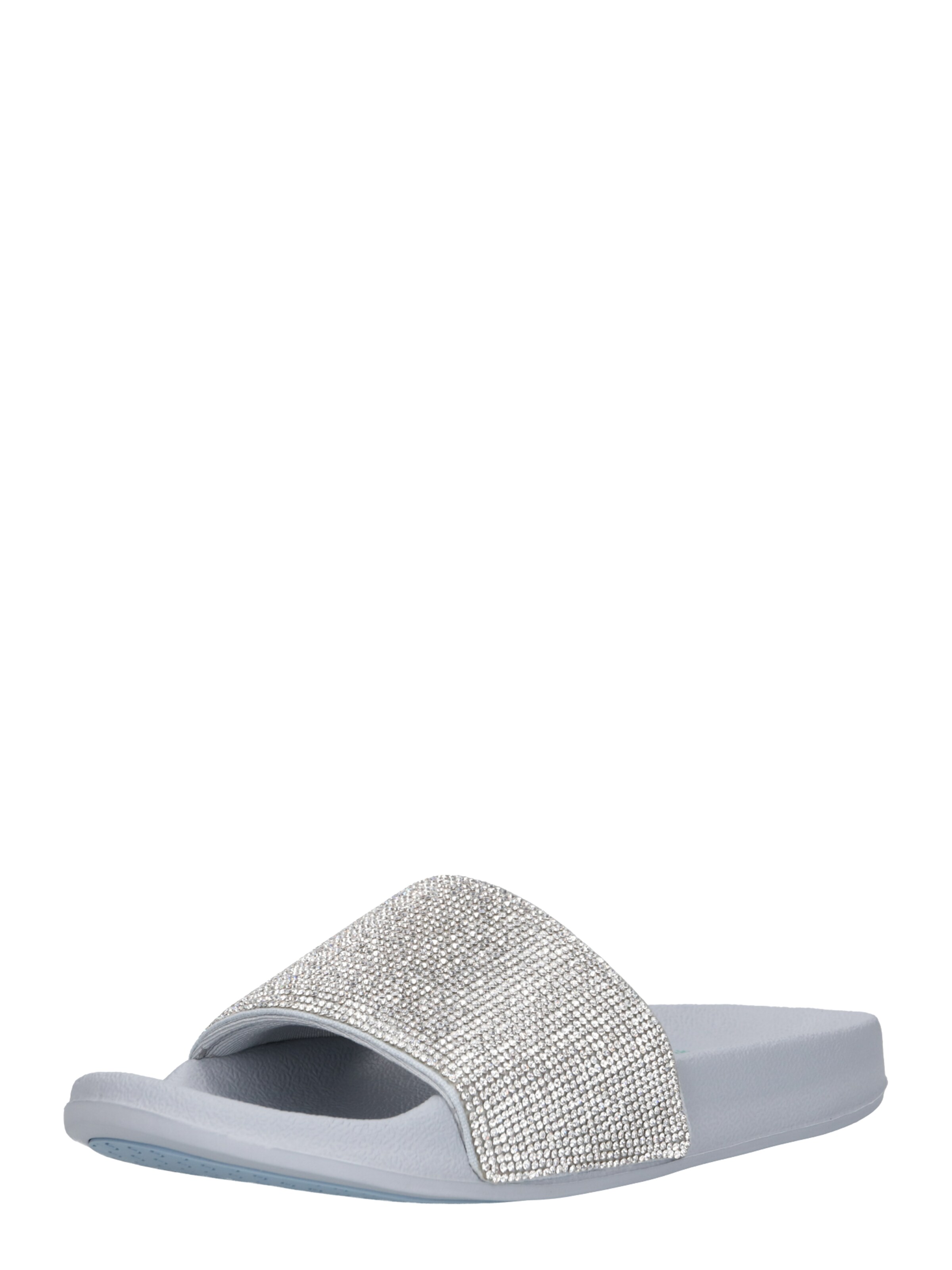 SKECHERS - Muiltjes 'Pop Ups - Stone Age' in de kleur Zilver