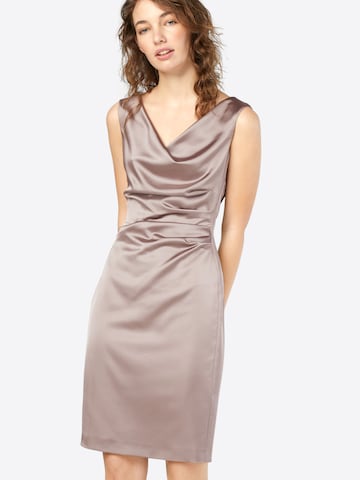 Vera Mont Sheath Dress in Grey: front