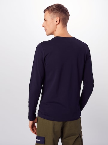 Coupe regular T-Shirt TOMMY HILFIGER en bleu : derrière