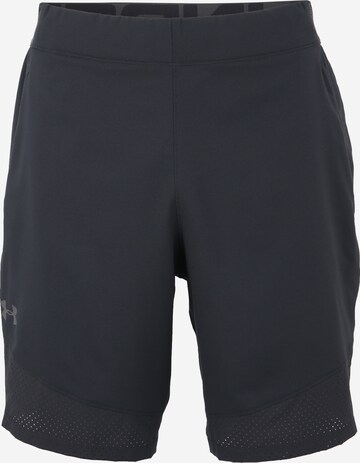 UNDER ARMOUR Regular Workout Pants 'Vanish' in Black: front
