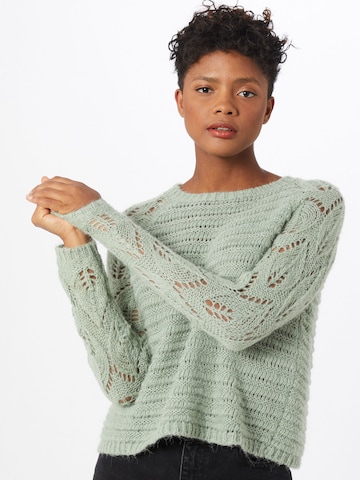 Pull-over ONLY en vert : devant