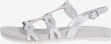 TAMARIS Strap sandal in Silver