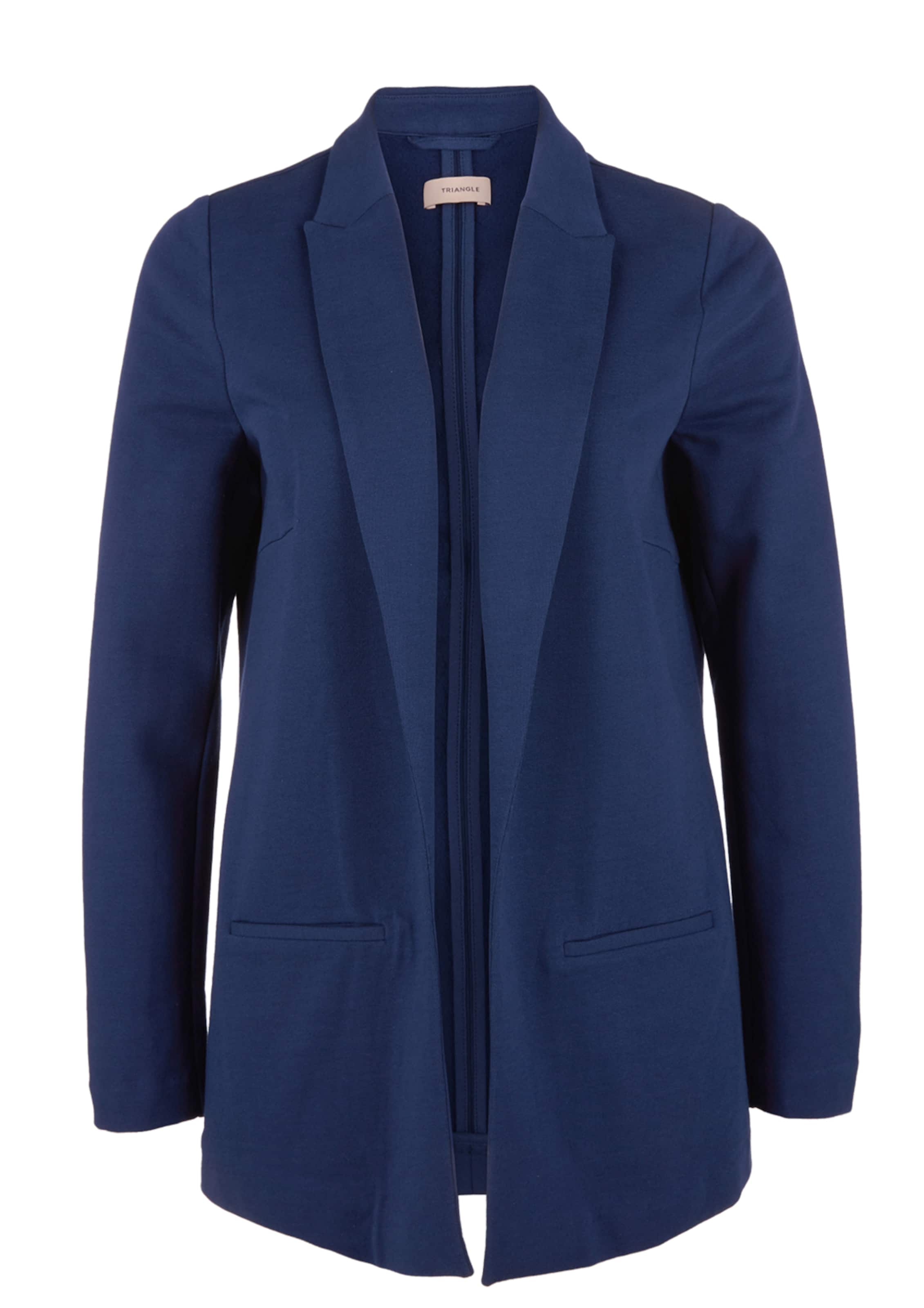 TRIANGLE - Sweat-Blazer in navy