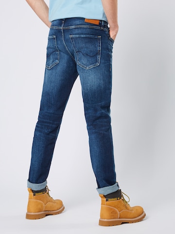 JACK & JONES regular Jeans 'MIKE ORIGINAL' i blå: tilbage