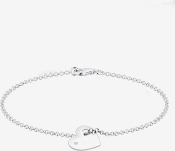 Elli DIAMONDS Bracelet in White: front