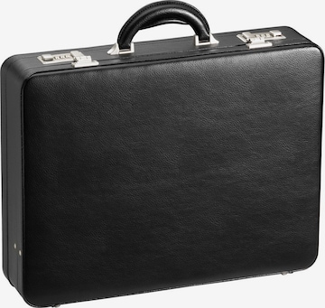 D&N Briefcase in Black: front