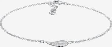 ELLI Foot Jewelry 'Flügel' in Silver: front