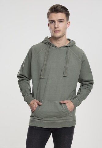 Urban Classics Sweatshirt in Groen: voorkant