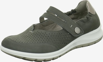 ARA Classic Flats in Grey: front