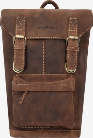 GREENBURRY Backpack 'Vintage' in Brown: front