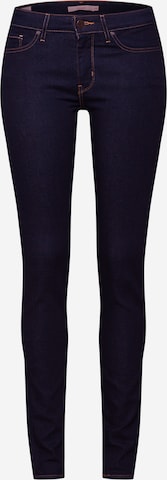 LEVI'S Jeans '711 SKINNY DARK INDIGO - FLAT FINISH' i blå: framsida