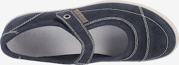 Legero Ballet Flats with Strap 'Tanaro' in Blue