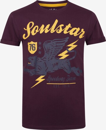 SOULSTAR T-Shirt in Rot: predná strana