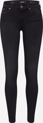 REPLAY Skinny Jeans 'LUZ' in Black: front