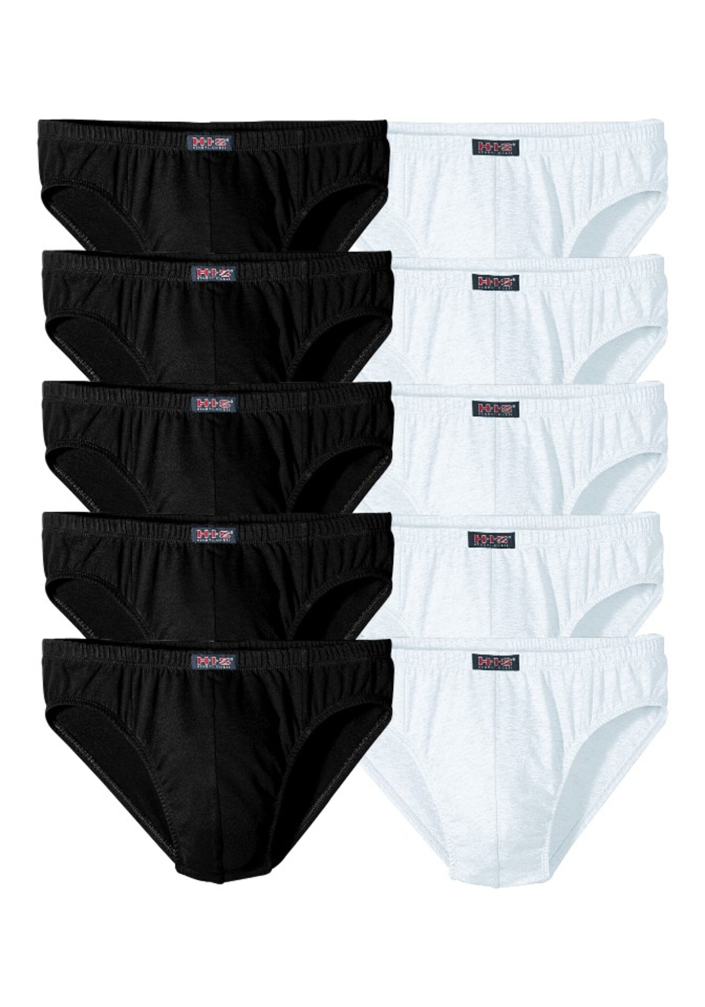 Slip de la H.I.S pe negru: față