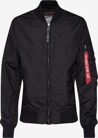 ALPHA INDUSTRIES Jacke in Schwarz: predná strana