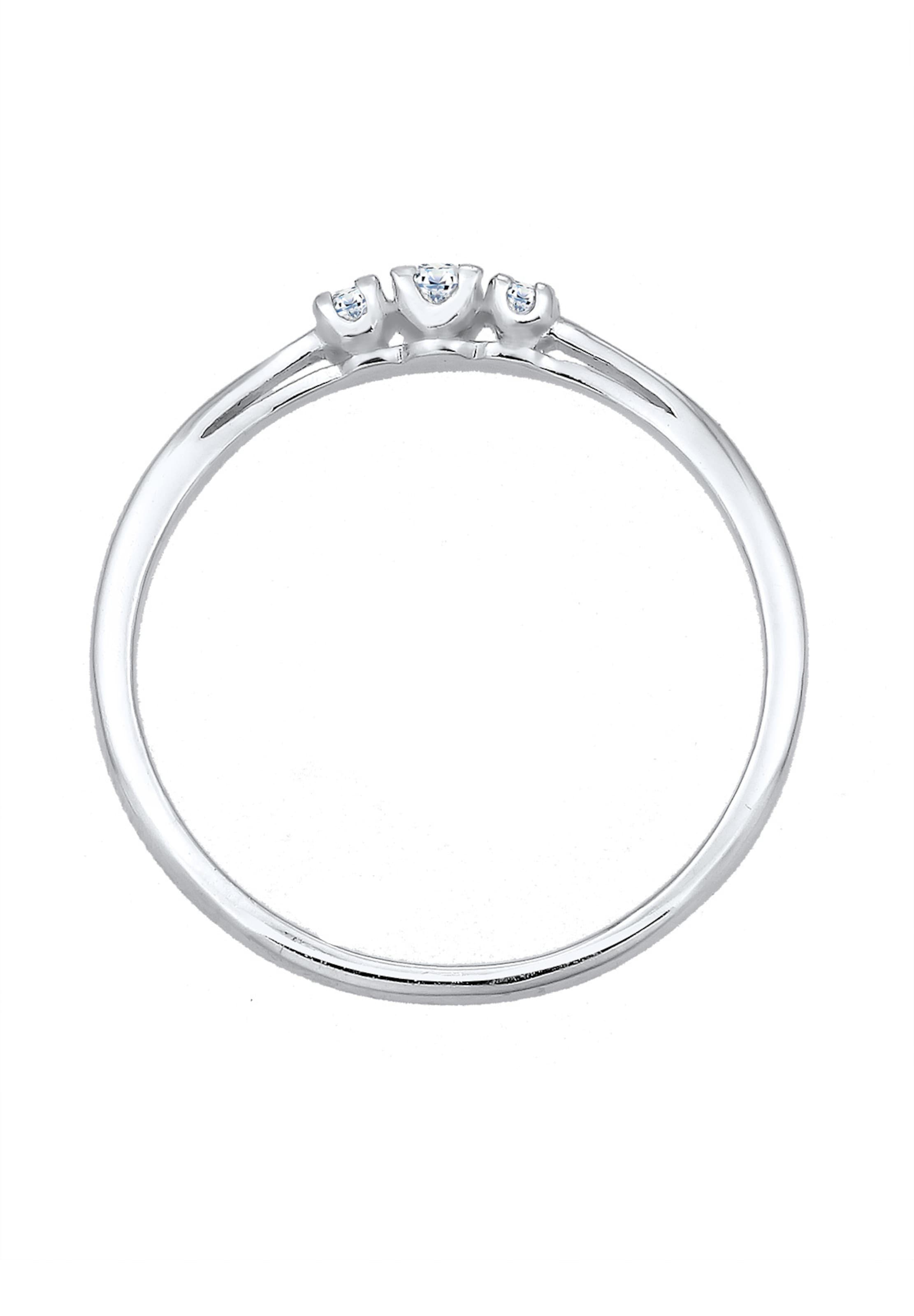 Bague 'Elegant' ELLI PREMIUM en argent