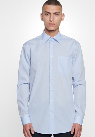 SEIDENSTICKER Regular fit Business shirt in Blue: front