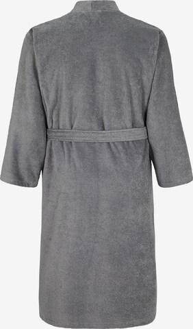 Jan Vanderstorm Long Bathrobe 'Janning' in Grey