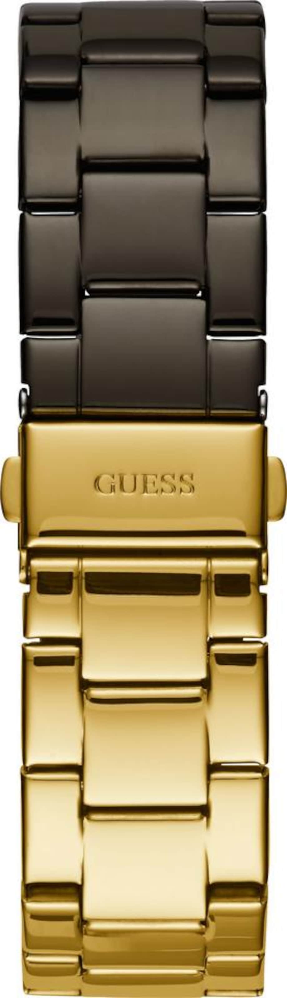 GUESS Analoog horloge 'G Twist' in Goud