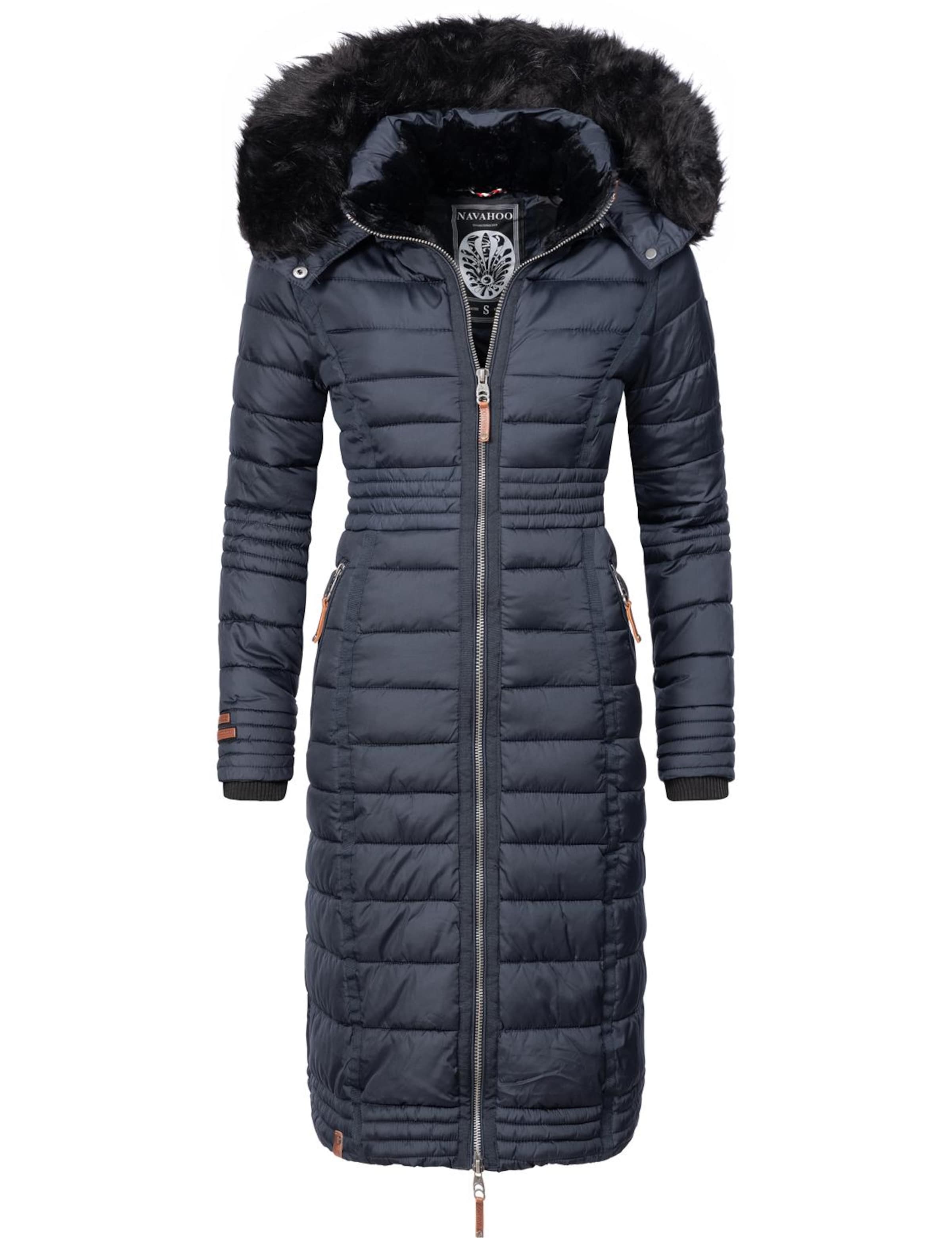 NAVAHOO - Sobretudo de inverno 'Umay' em azul: frente