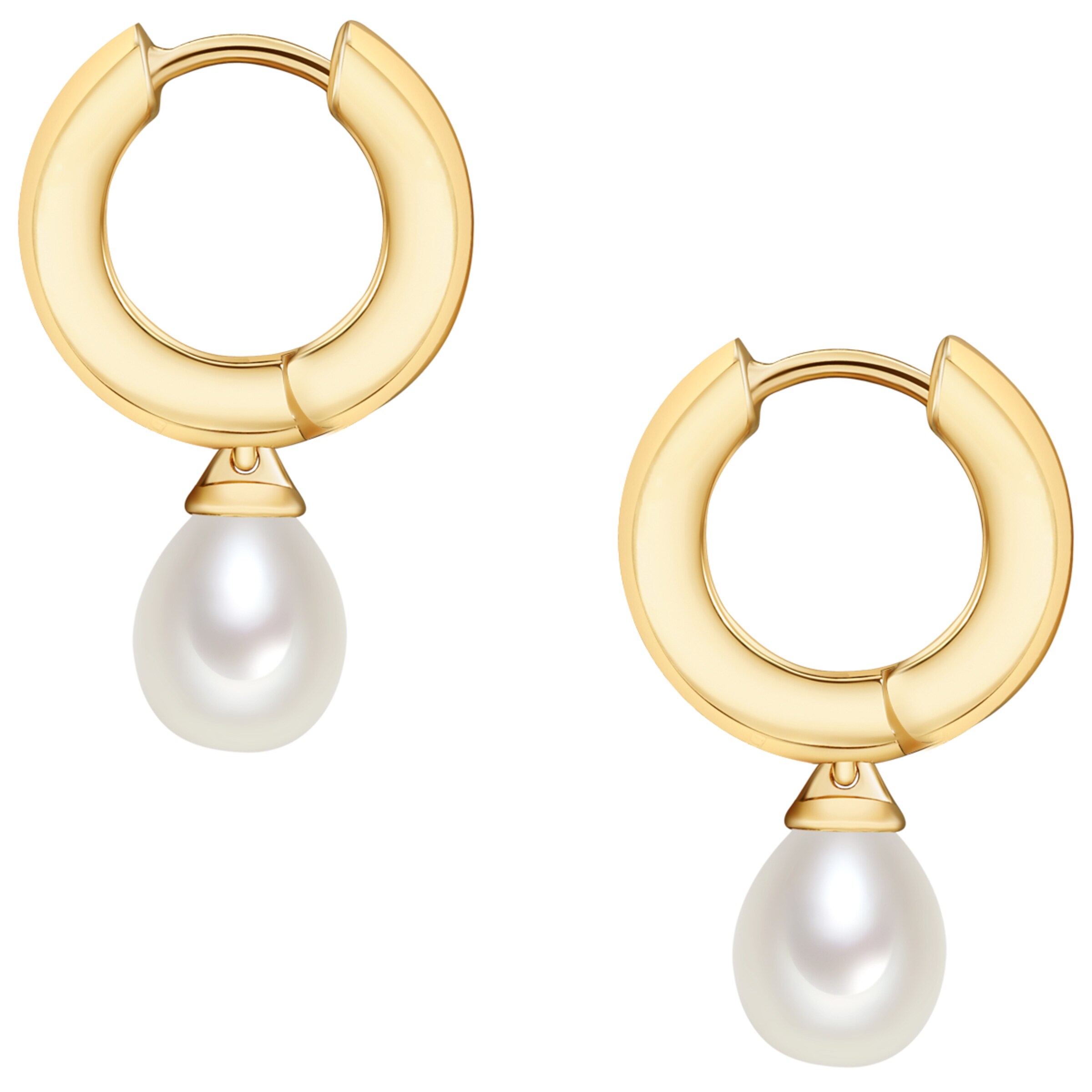 Valero Pearls Earrings in Gold