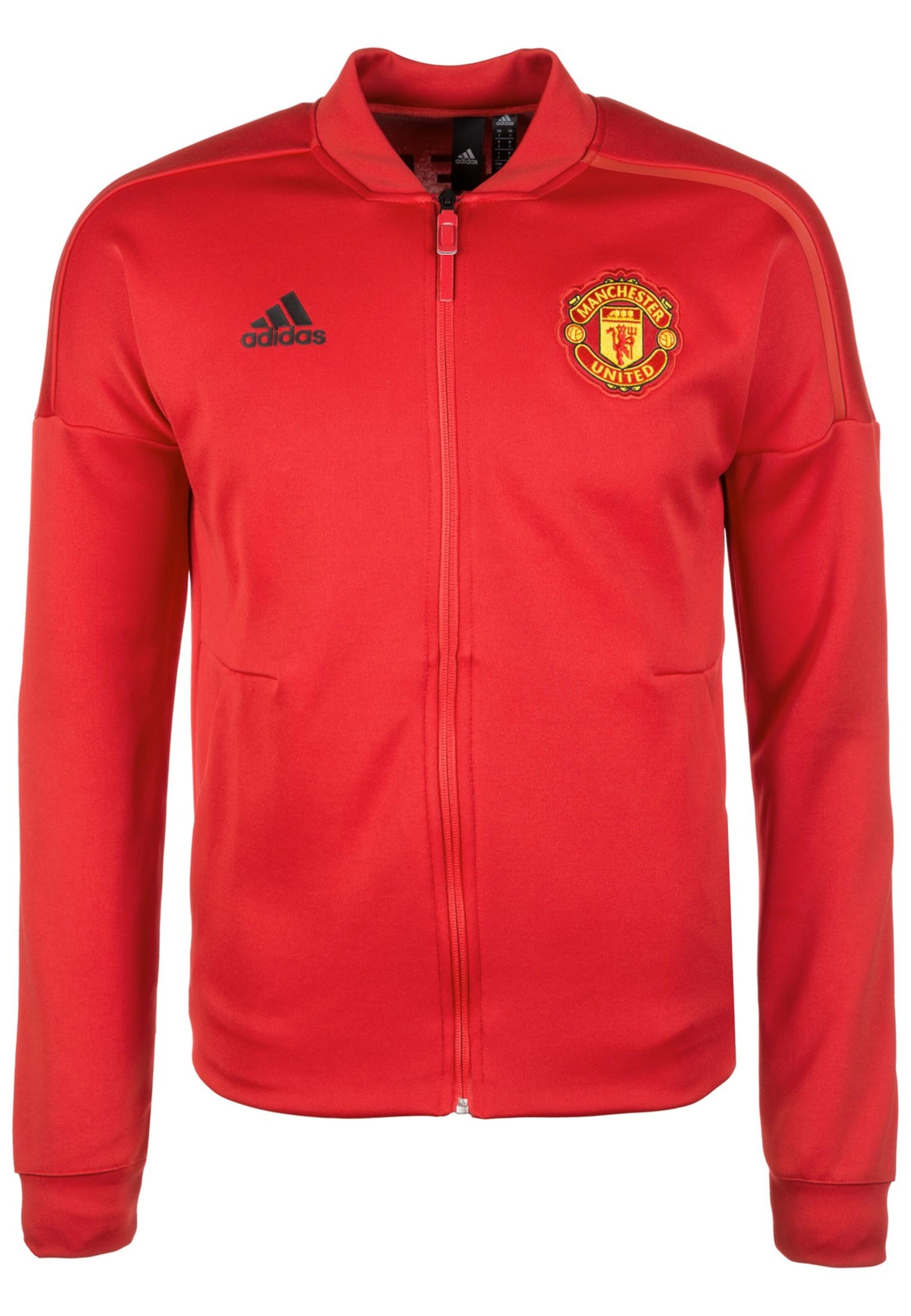 ADIDAS PERFORMANCE - Sportsweatvest 'Manchester United Z.N.E. Anthem' in de kleur Rood