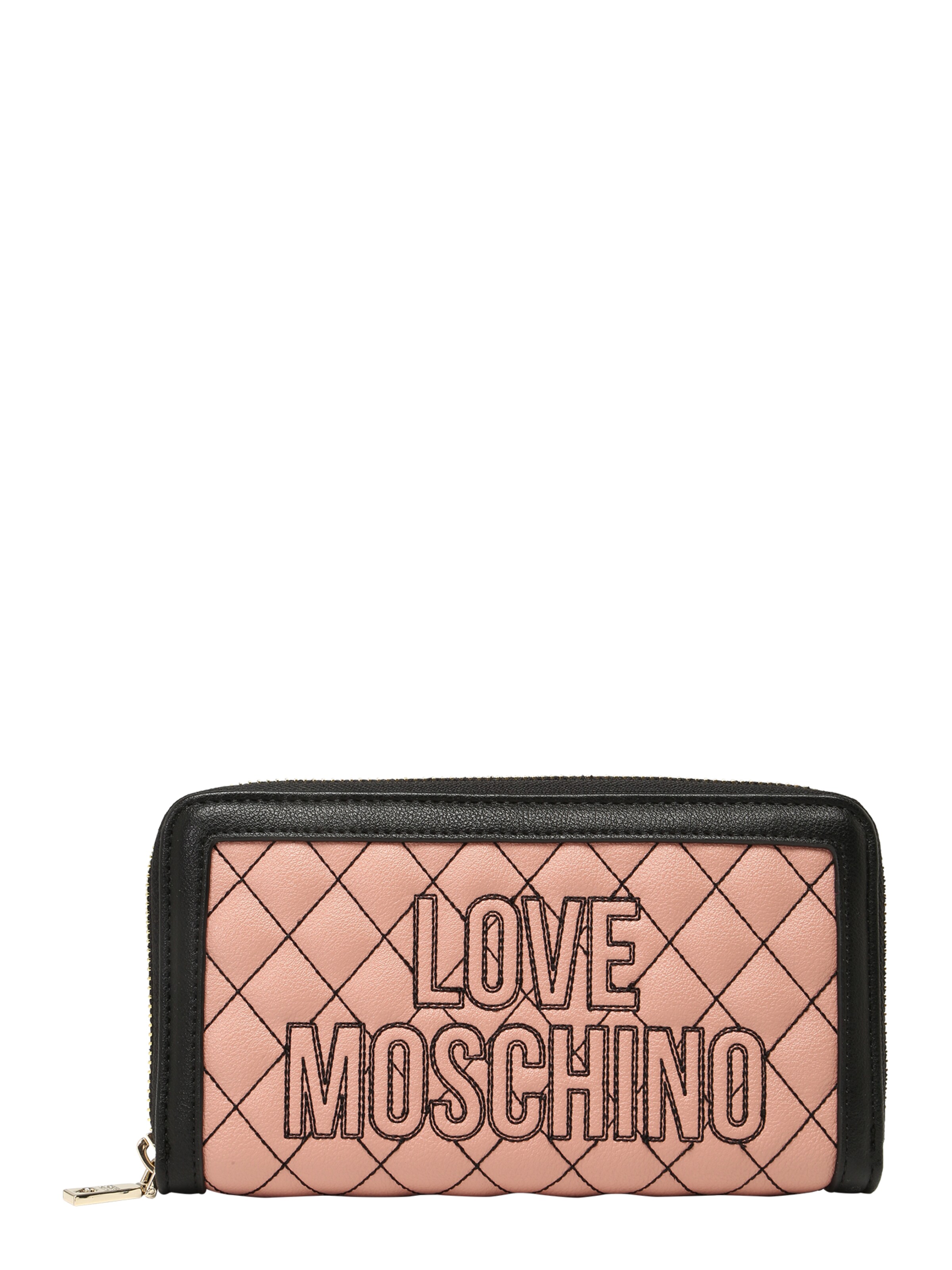 Love Moschino - Portemonnee 'PORTAFOGLI PU+PU NERO' in de kleur Rosé