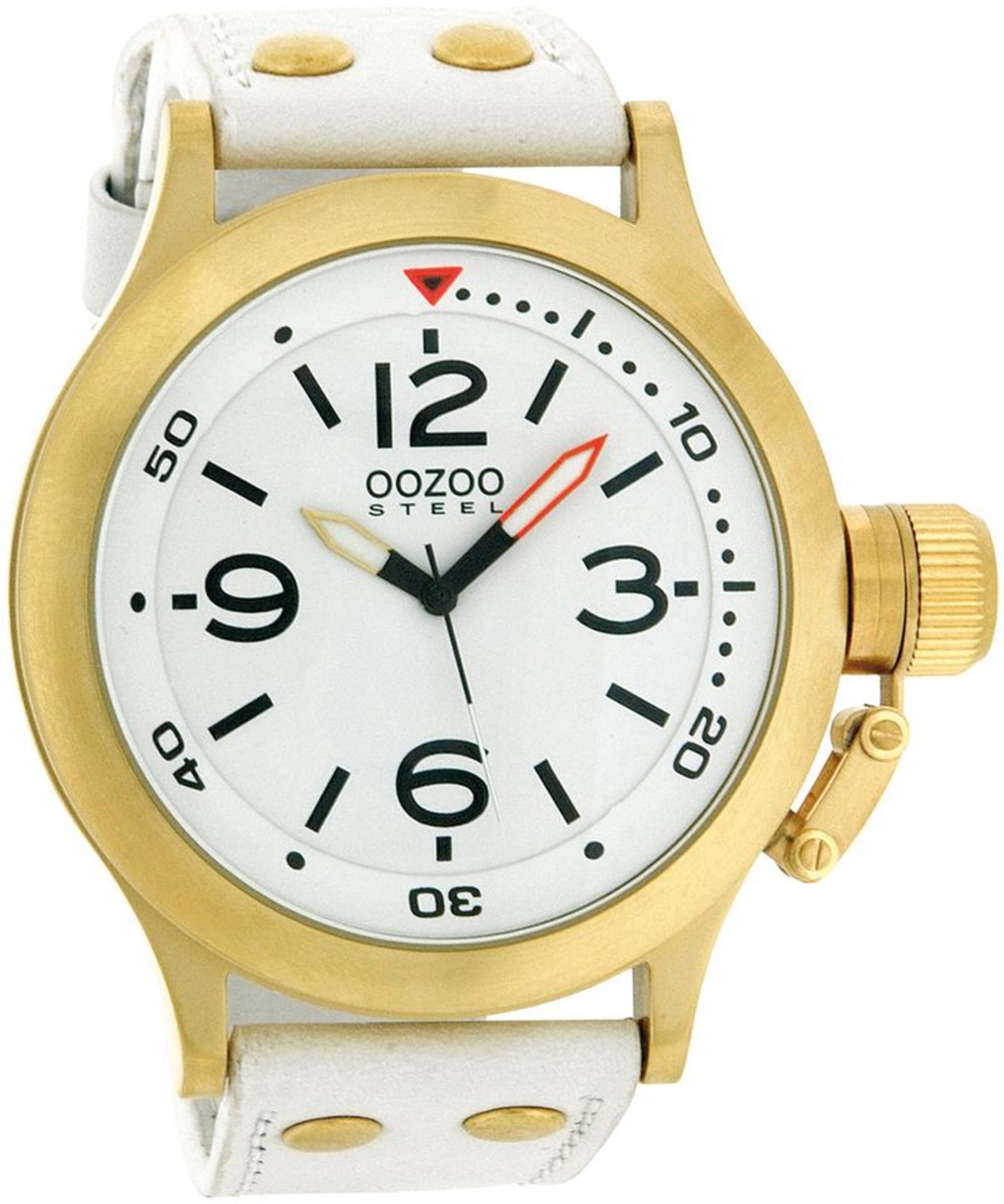 OOZOO Uhr OS206 in Weiß, Gold 