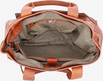 Pride and Soul Document Bag 'Heather Heartbreaker' in Brown