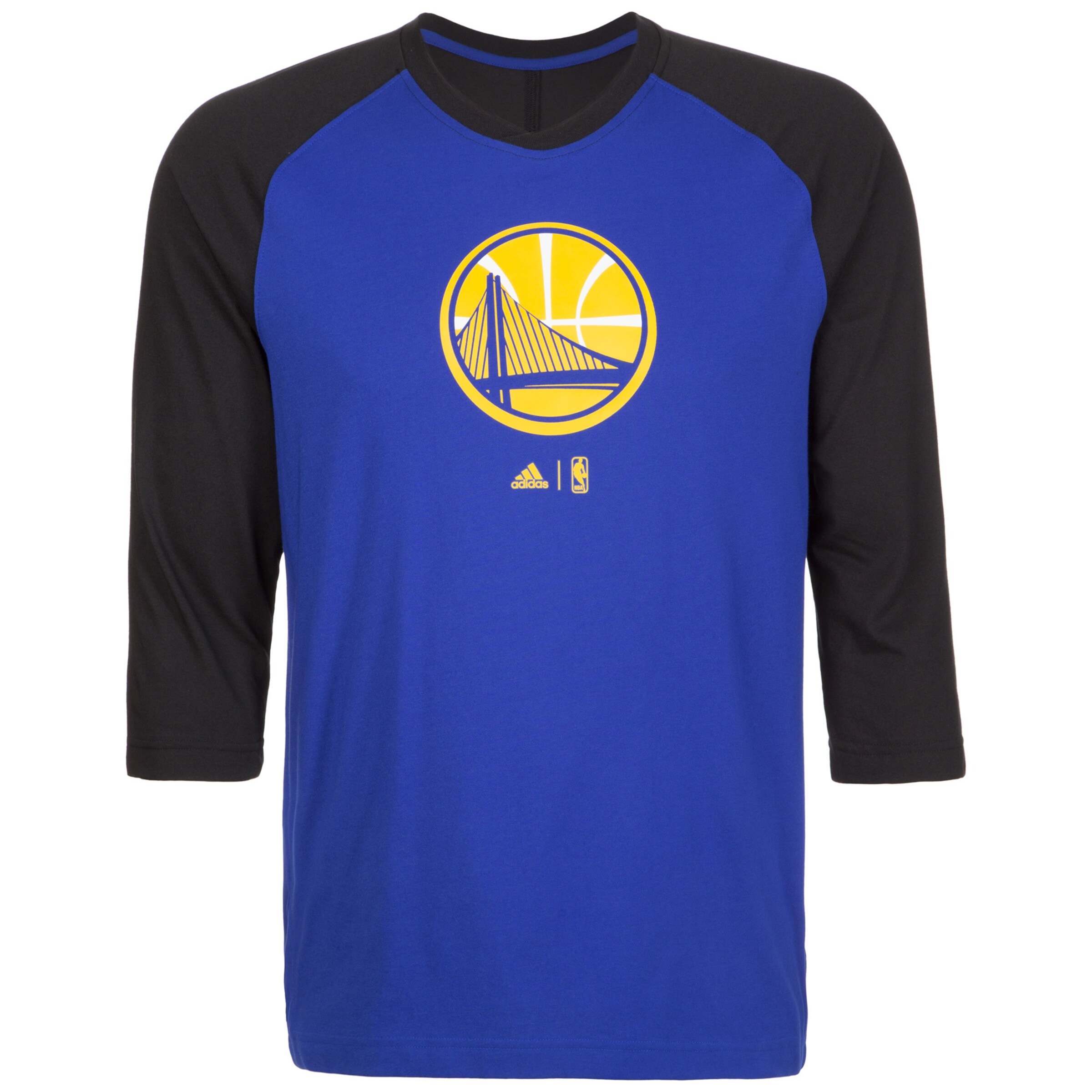 ADIDAS PERFORMANCE - Functioneel shirt 'Golden State Warriors SMR RN' in de kleur Blauw