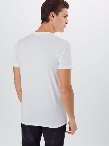 !Solid Regular Fit Shirt 'Rock' in Weiß