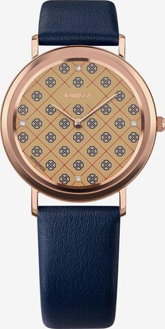 JOWISSA Analoog horloge 'AnWy' in Blauw: voorkant