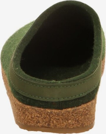 HAFLINGER Slippers in Green