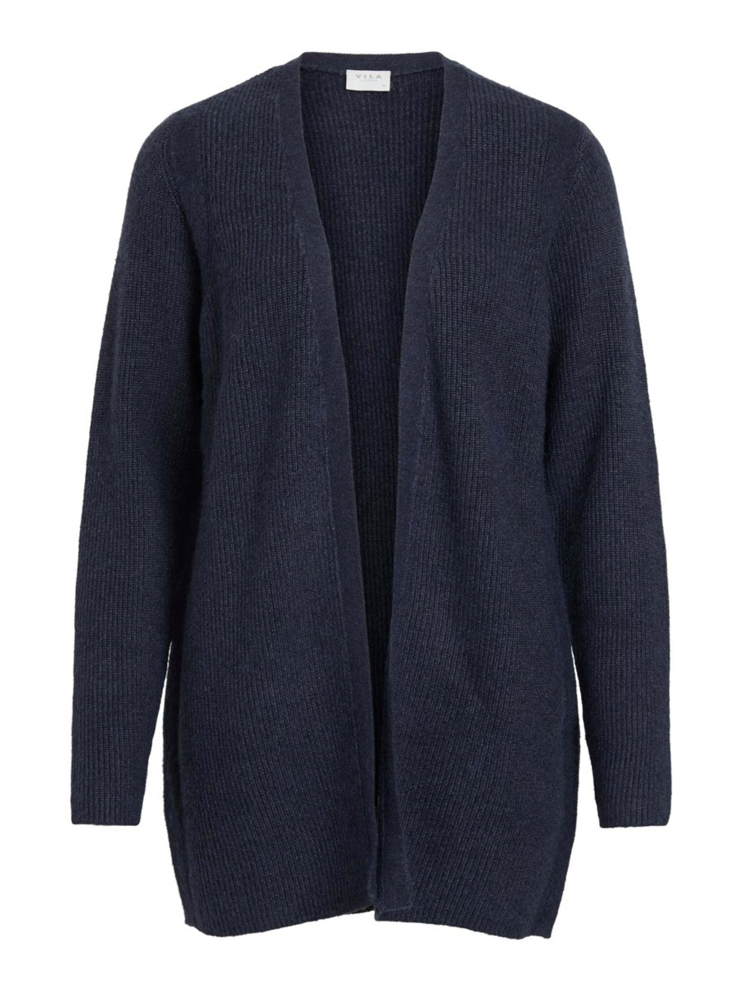 VILA - Gebreid vest 'RIL' in de kleur Donkerblauw