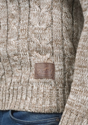 !Solid Strickpullover 'Philemon' in Beige