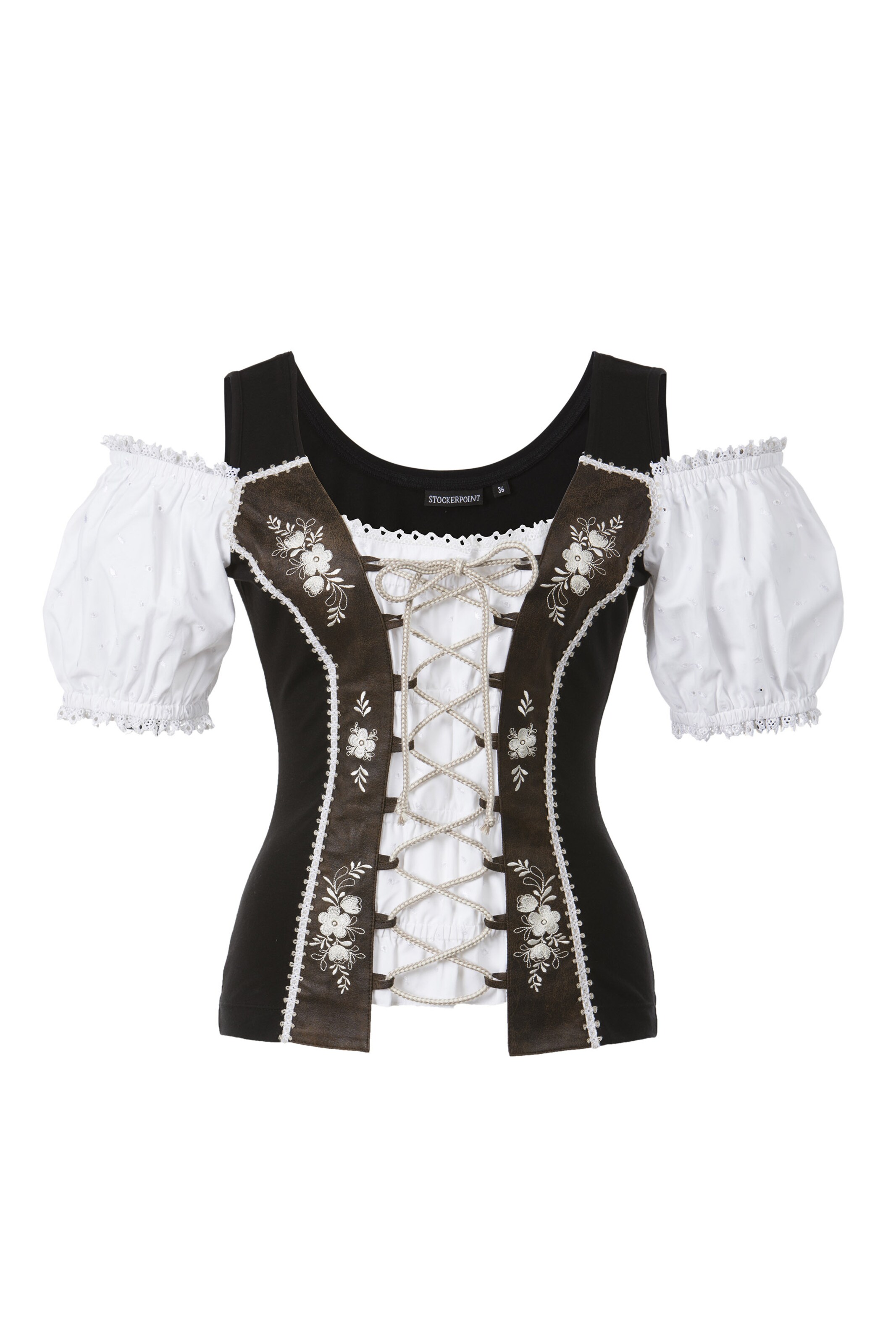 STOCKERPOINT - Shirt 'Nella' in braun