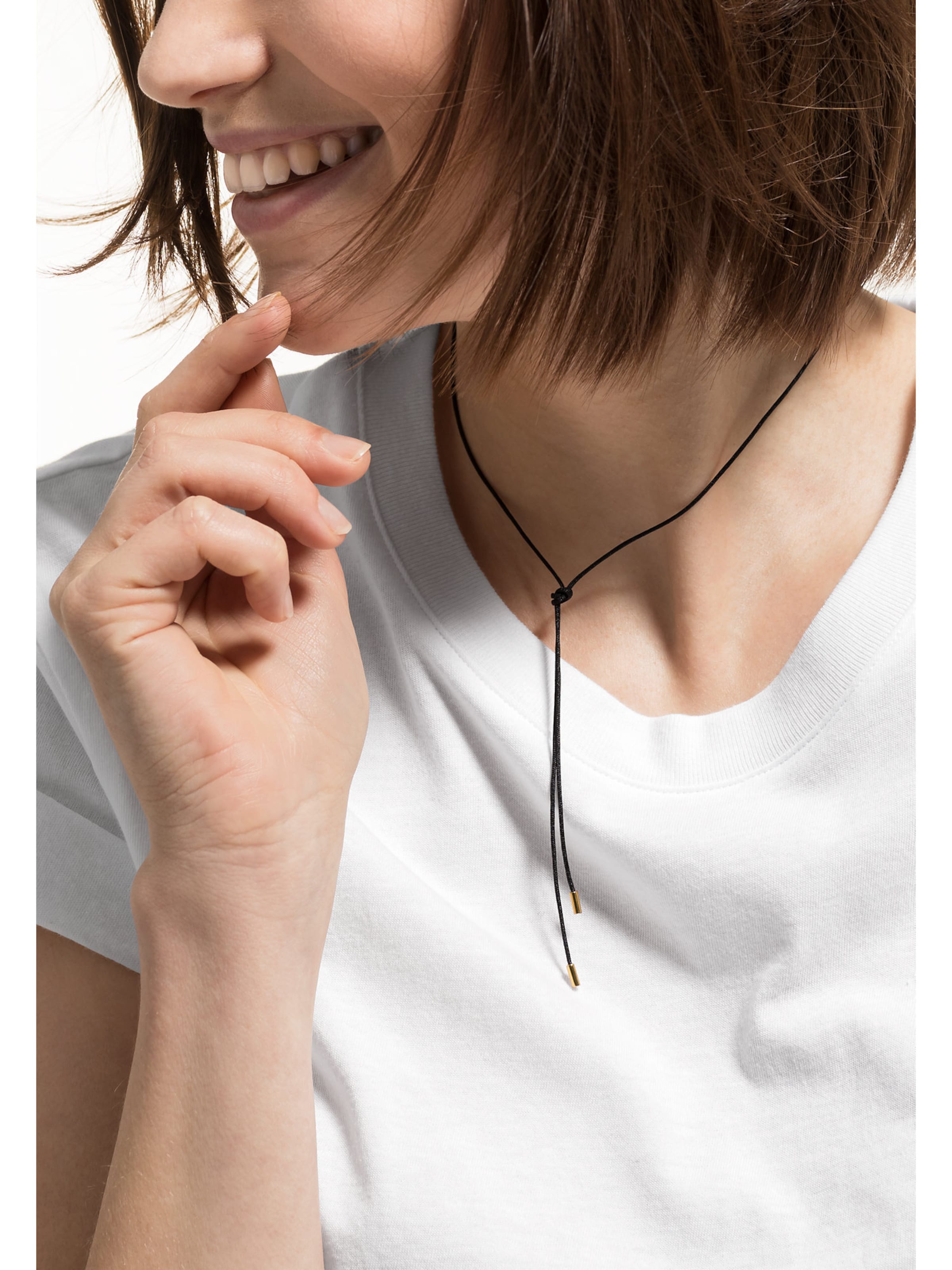 Guido Maria Kretschmer Jewellery Kette in Schwarz: Vorderseite