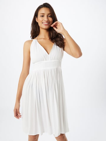 SISTERS POINT Summer Dress 'ULVA' in White: front