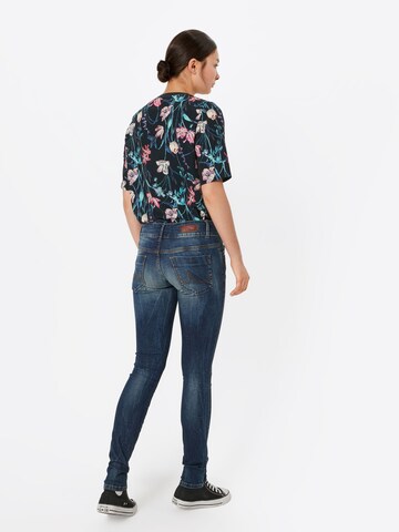 Coupe slim Jean LTB en bleu : derrière