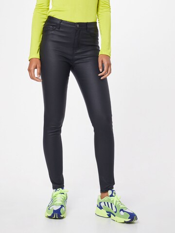Skinny Pantaloni 'Thunder' de la JDY pe negru: față