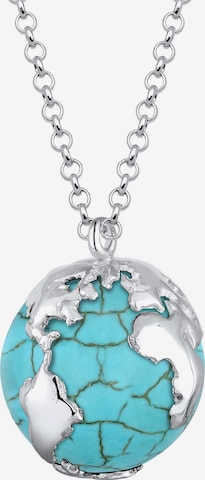 ELLI Necklace 'Weltkugel' in Silver: front