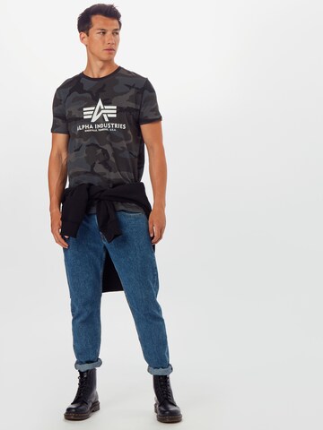 Maglietta di ALPHA INDUSTRIES in nero