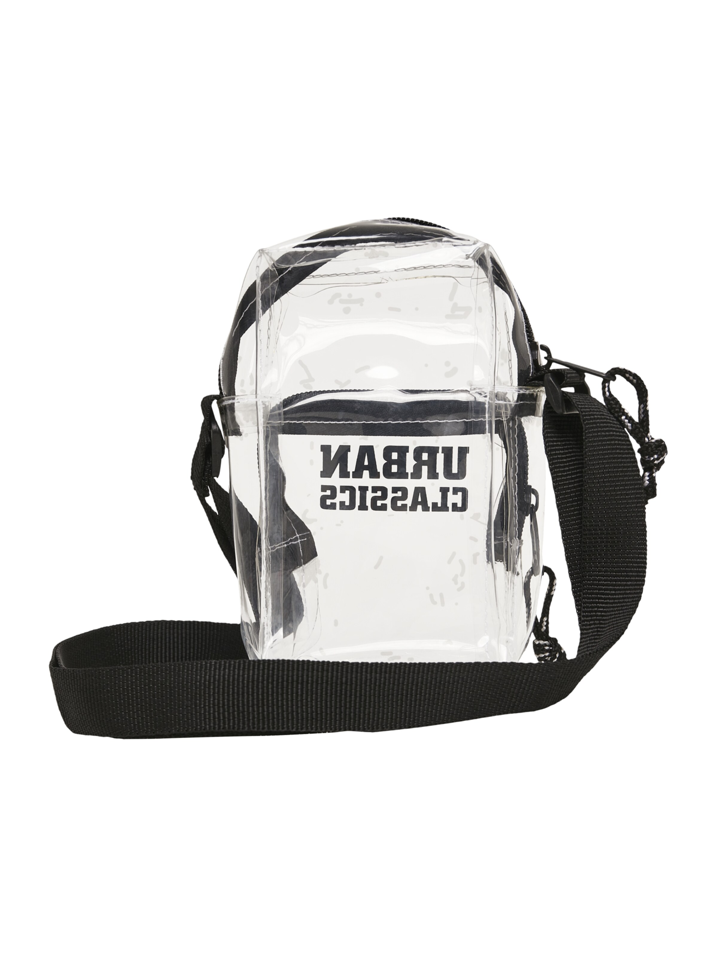 Borsa a tracolla di Urban Classics in trasparente: lato