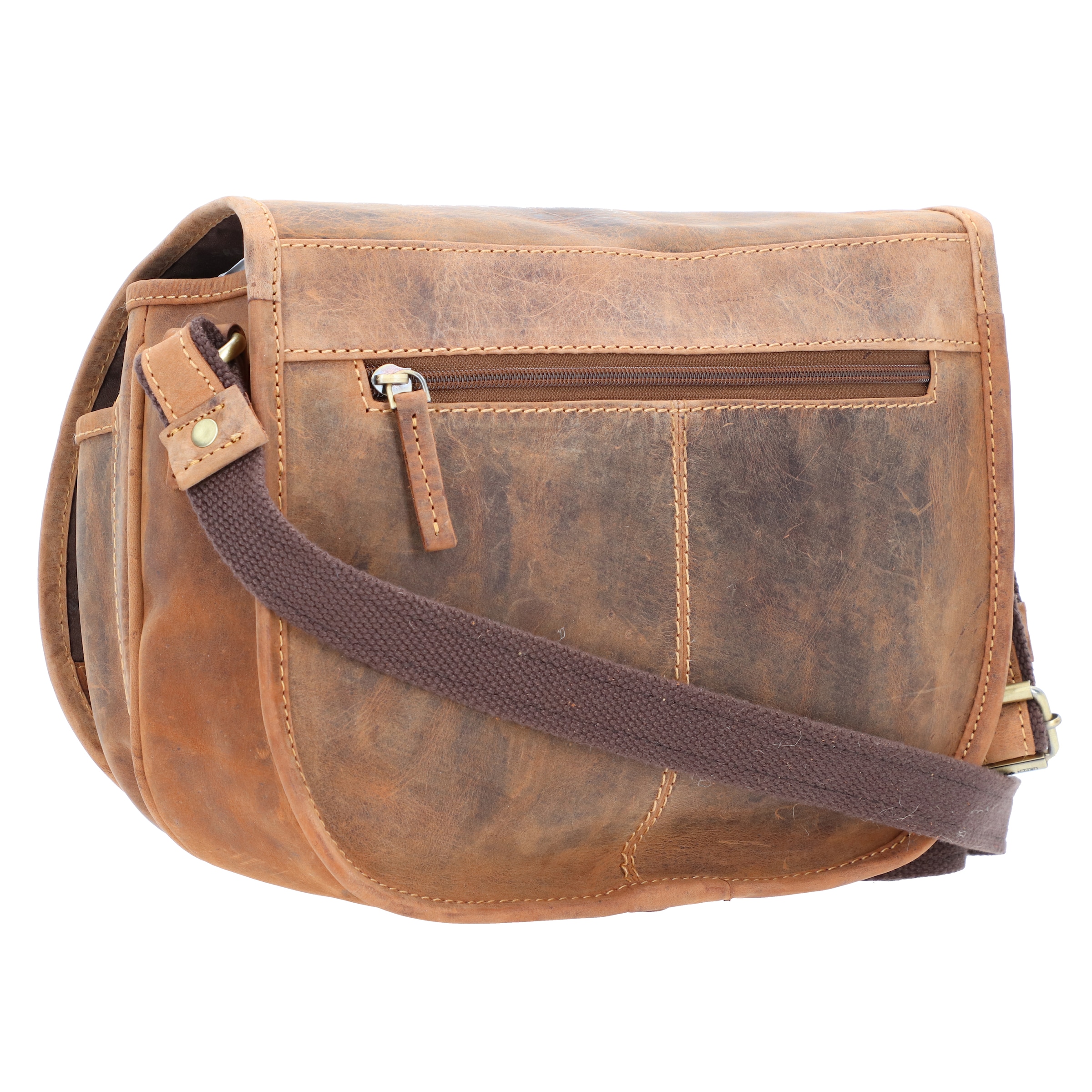 Sac à bandoulière GREENBURRY en marron